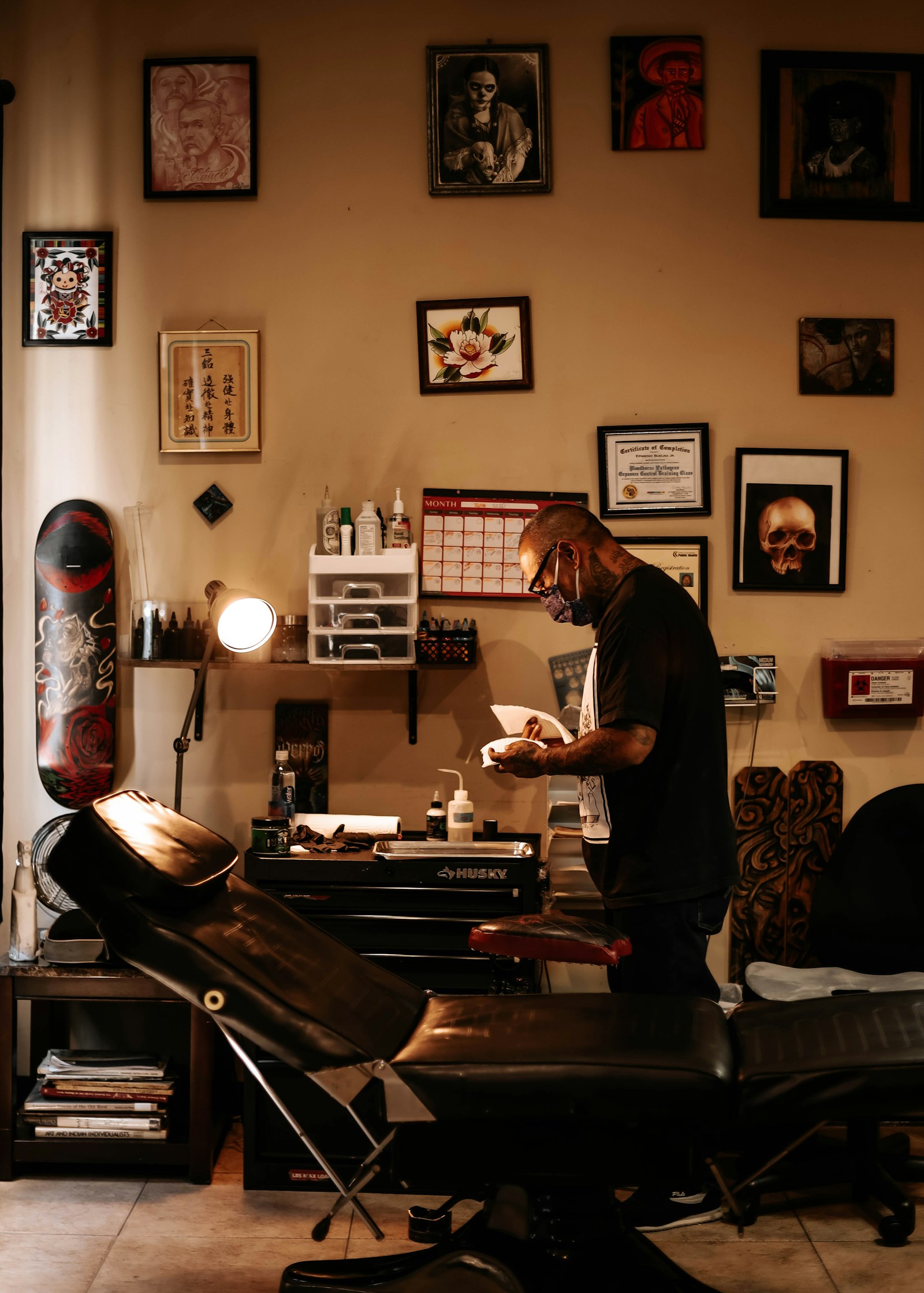 Interior del estudio